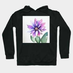 Watercolor Flower Hoodie